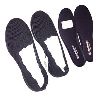 Women's Comfort & Soft slip on Shoes with extra inserts size 38 (US 7) NEW
